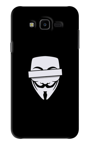 Anonymous Face Samsung Galaxy J7 Next Back Skin Wrap