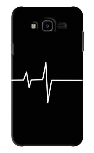 Heart Beats Samsung Galaxy J7 Next Back Skin Wrap