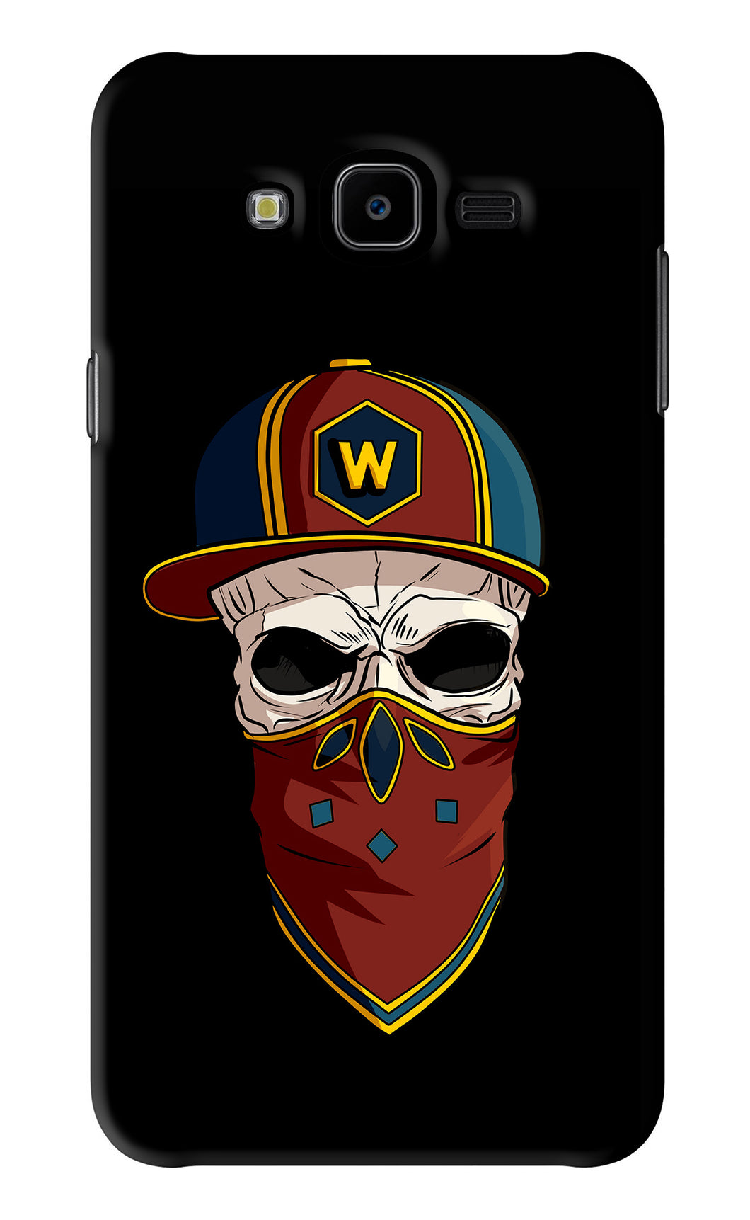 Skull Samsung Galaxy J7 Next Back Skin Wrap