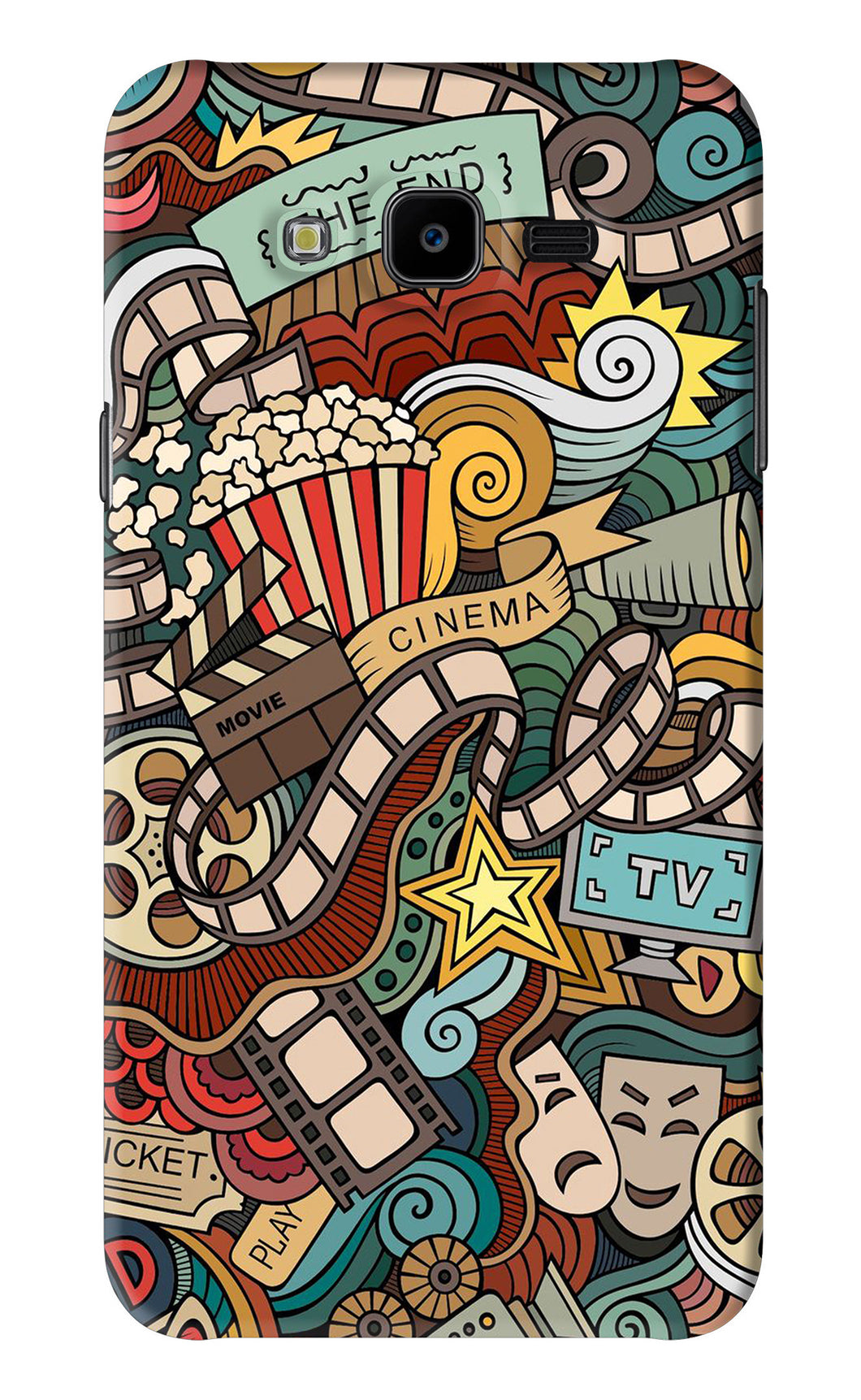 Cinema Abstract Samsung Galaxy J7 Next Back Skin Wrap