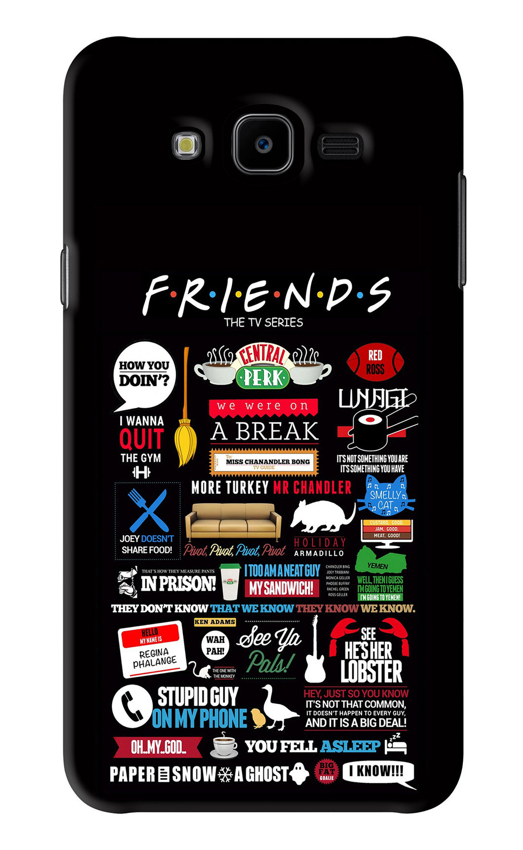 FRIENDS Samsung Galaxy J7 Next Back Skin Wrap