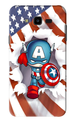 Captain America Samsung Galaxy J7 Next Back Skin Wrap