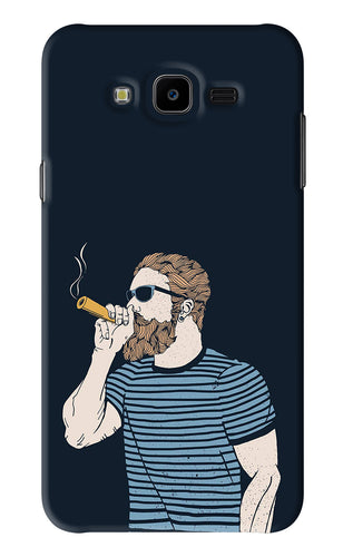 Smoking Samsung Galaxy J7 Next Back Skin Wrap