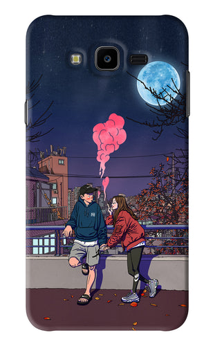 Chilling Couple Samsung Galaxy J7 Next Back Skin Wrap
