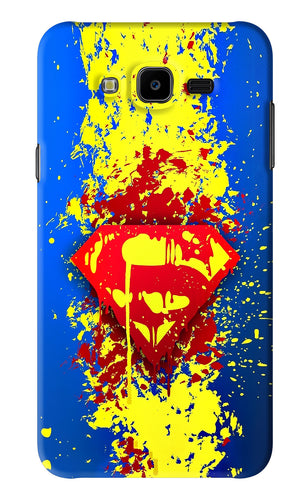 Superman logo Samsung Galaxy J7 Next Back Skin Wrap