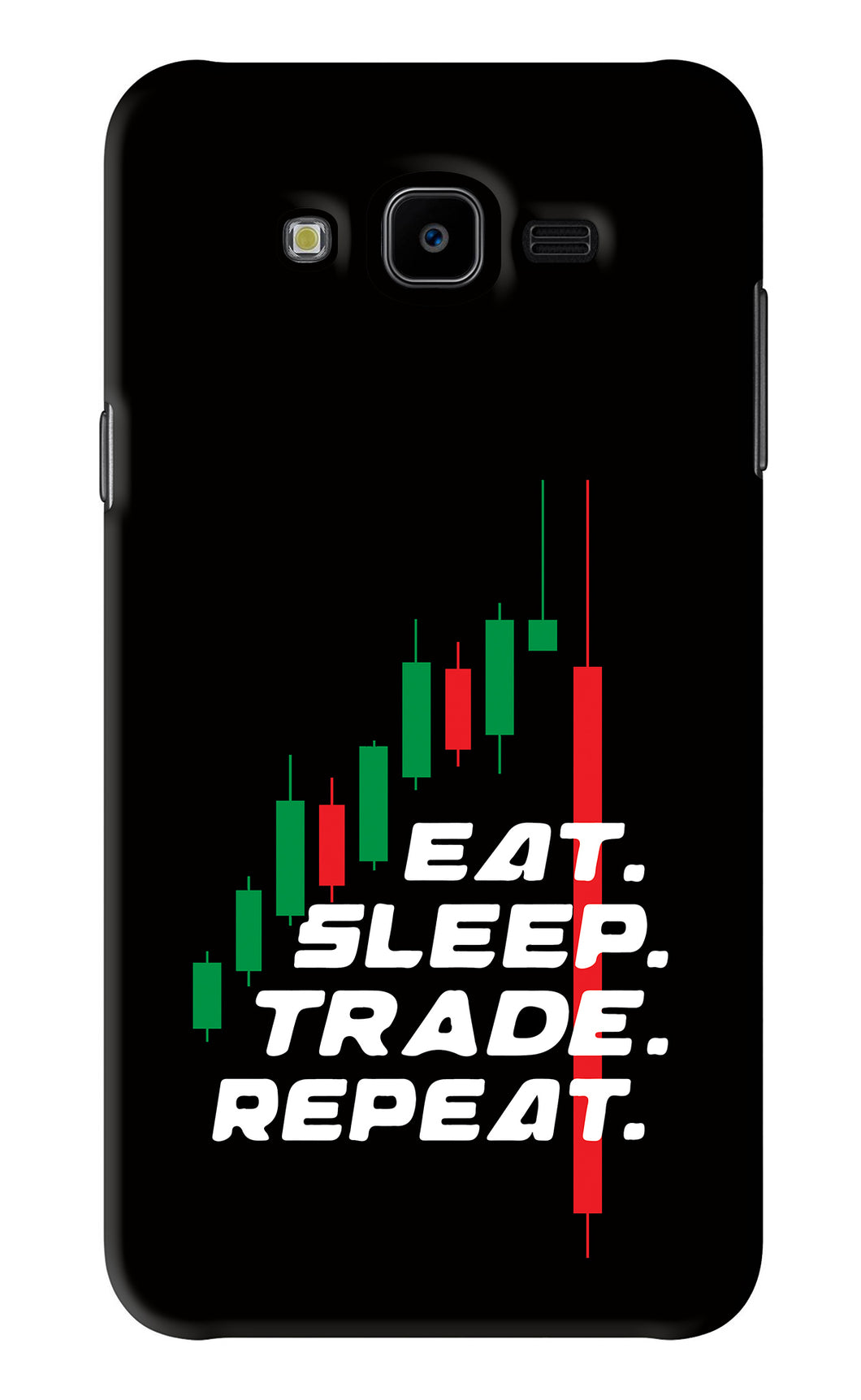 Eat Sleep Trade Repeat Samsung Galaxy J7 Next Back Skin Wrap