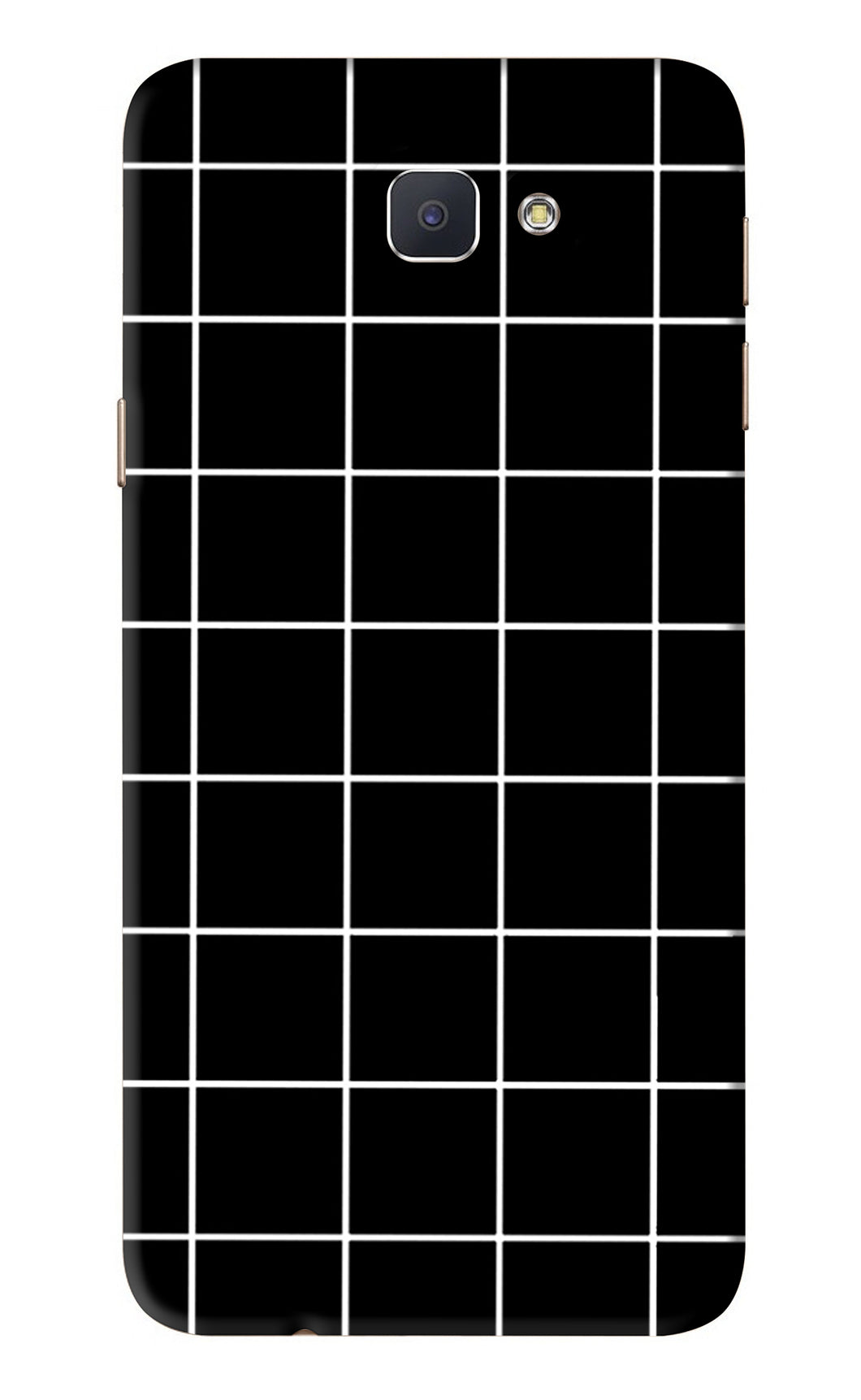 White Grid Samsung Galaxy J7 Prime Back Skin Wrap