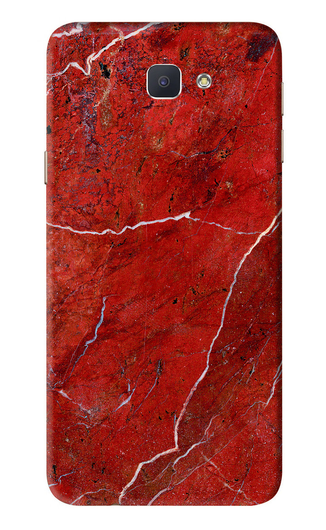 Red Marble Design Samsung Galaxy J7 Prime Back Skin Wrap