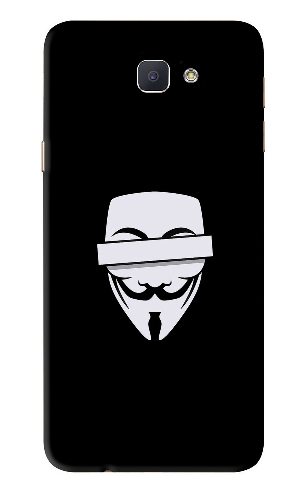 Anonymous Face Samsung Galaxy J7 Prime Back Skin Wrap
