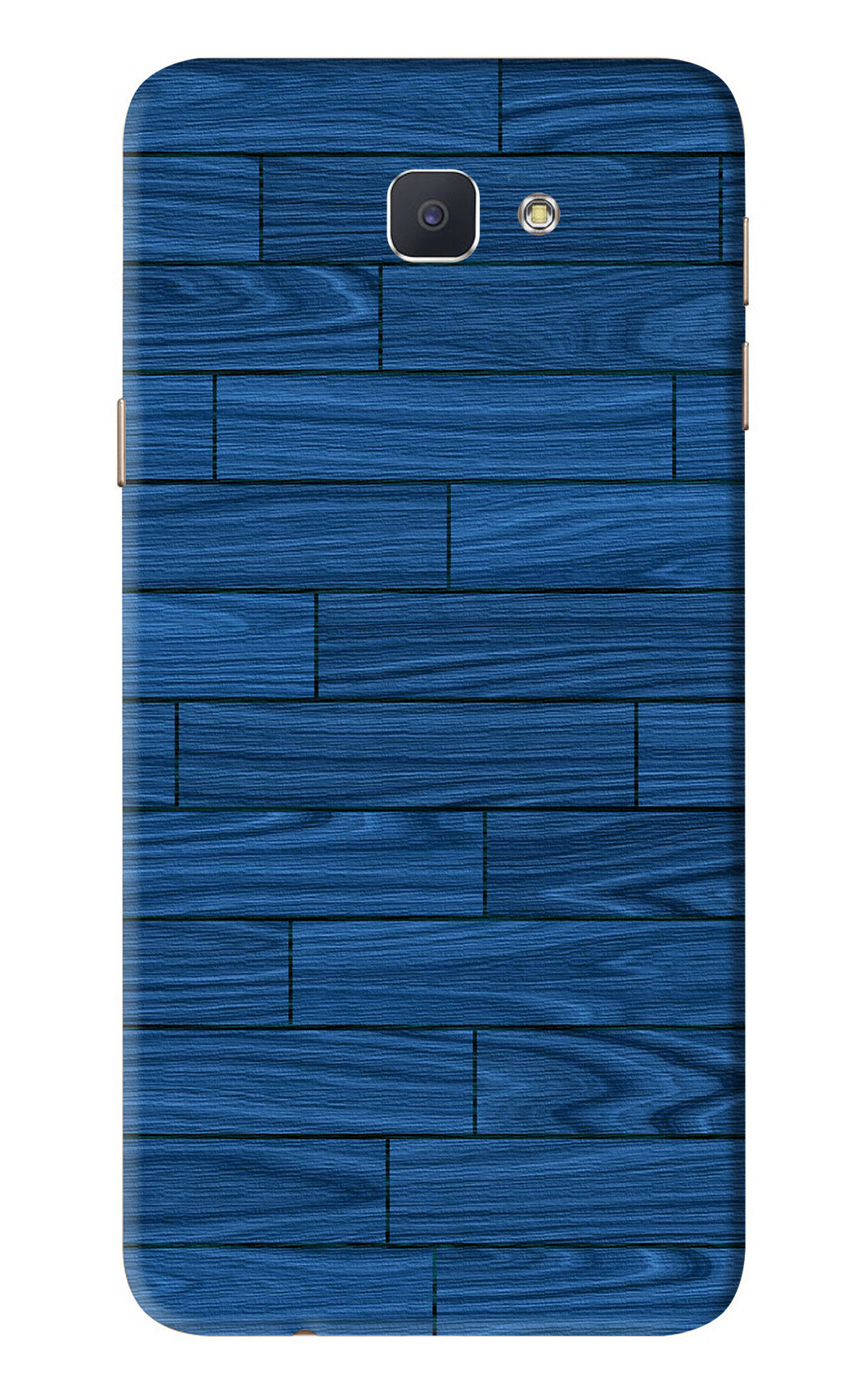 Blue Wooden Texture Samsung Galaxy J7 Prime Back Skin Wrap