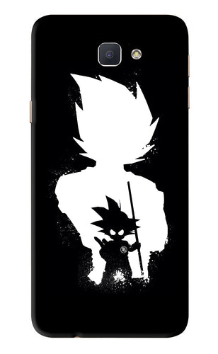 Goku Shadow Samsung Galaxy J7 Prime Back Skin Wrap
