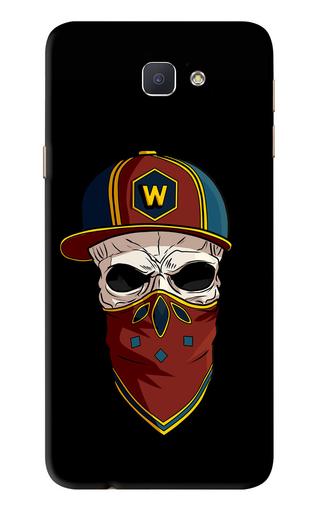 Skull Samsung Galaxy J7 Prime Back Skin Wrap