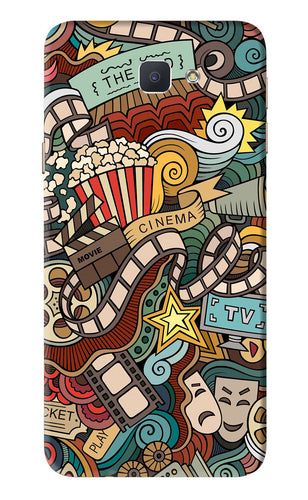 Cinema Abstract Samsung Galaxy J7 Prime Back Skin Wrap