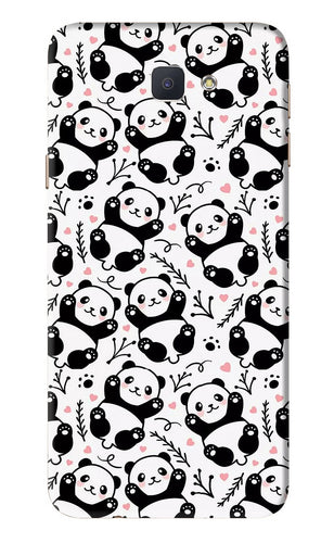 Cute Panda Samsung Galaxy J7 Prime Back Skin Wrap