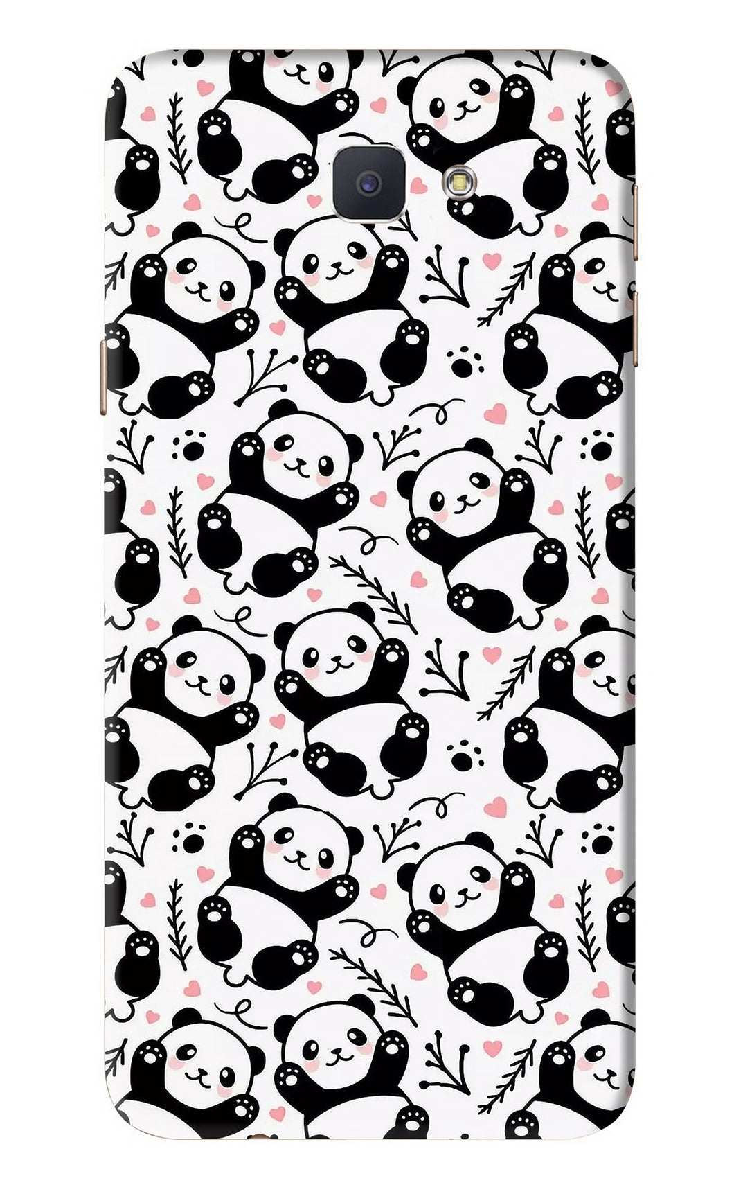 Cute Panda Samsung Galaxy J7 Prime Back Skin Wrap