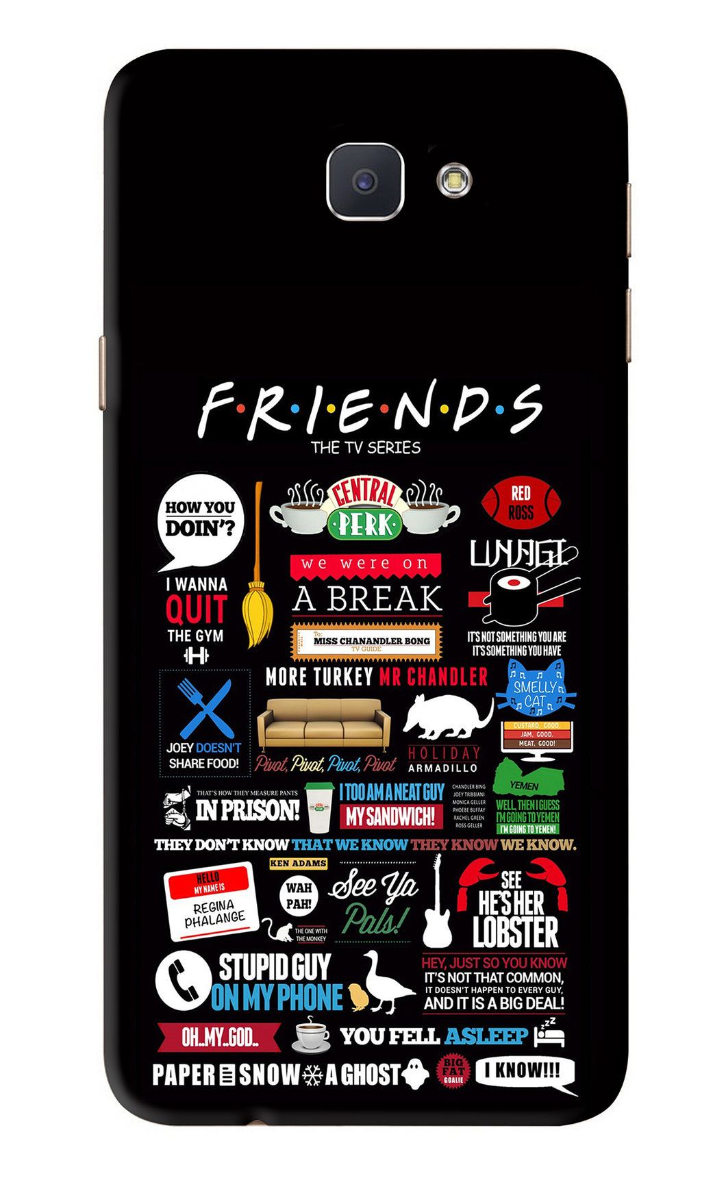 FRIENDS Samsung Galaxy J7 Prime Back Skin Wrap