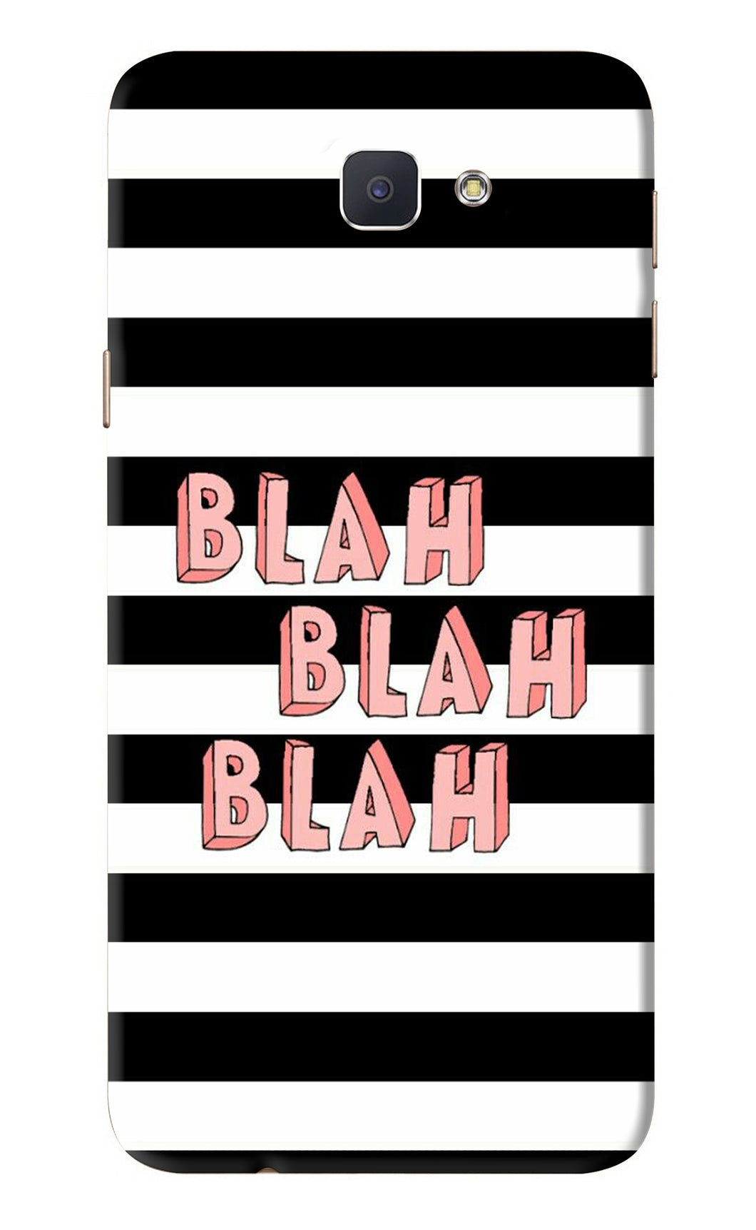 Blah Blah Blah Samsung Galaxy J7 Prime Back Skin Wrap