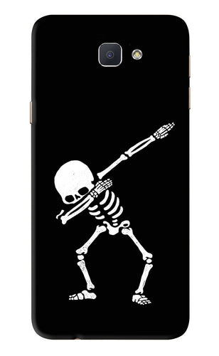 Dabbing Skeleton Art Samsung Galaxy J7 Prime Back Skin Wrap