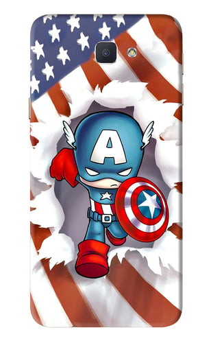 Captain America Samsung Galaxy J7 Prime Back Skin Wrap