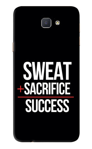 Sweat Sacrifice Success Samsung Galaxy J7 Prime Back Skin Wrap