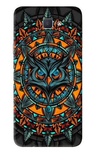 Angry Owl Art Samsung Galaxy J7 Prime Back Skin Wrap