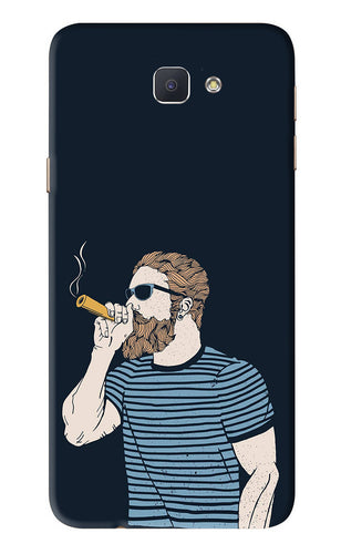 Smoking Samsung Galaxy J7 Prime Back Skin Wrap