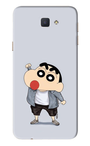 Shinchan Samsung Galaxy J7 Prime Back Skin Wrap