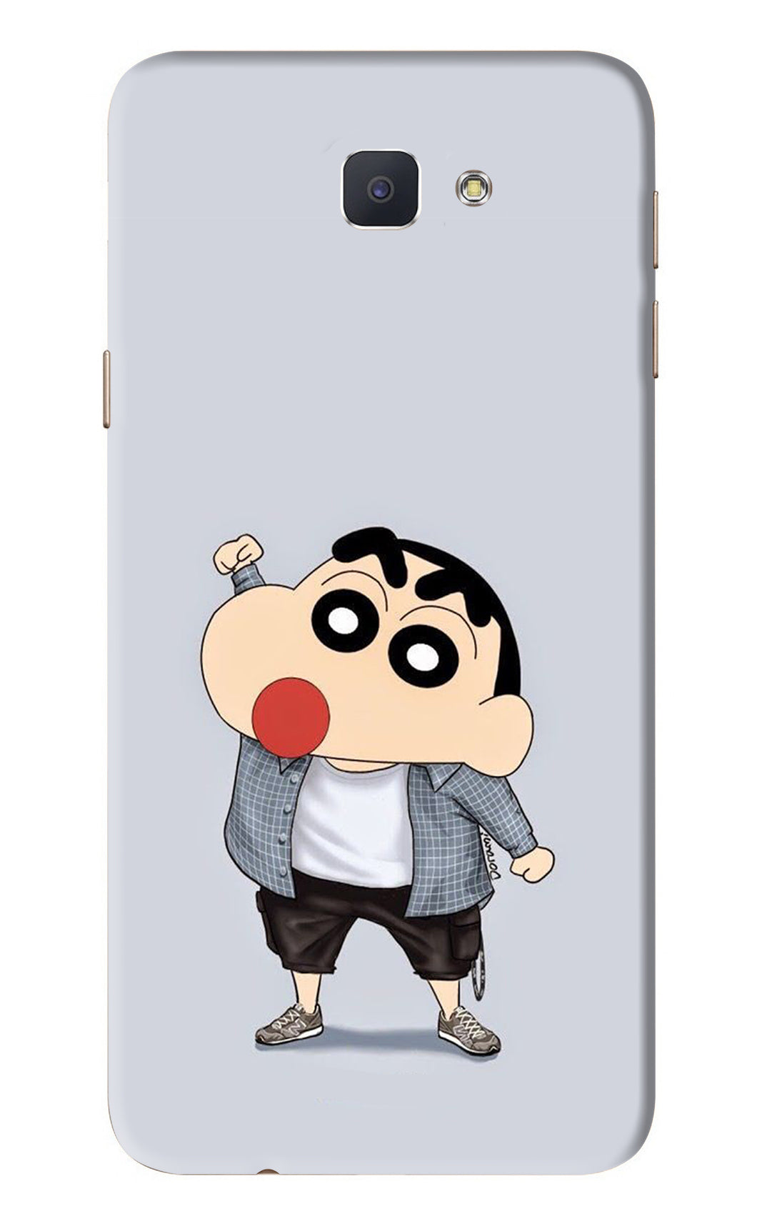 Shinchan Samsung Galaxy J7 Prime Back Skin Wrap
