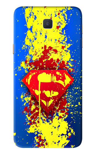 Superman logo Samsung Galaxy J7 Prime Back Skin Wrap
