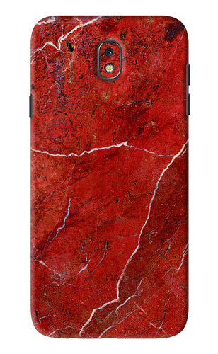 Red Marble Design Samsung Galaxy J7 Pro Back Skin Wrap