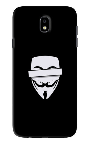 Anonymous Face Samsung Galaxy J7 Pro Back Skin Wrap