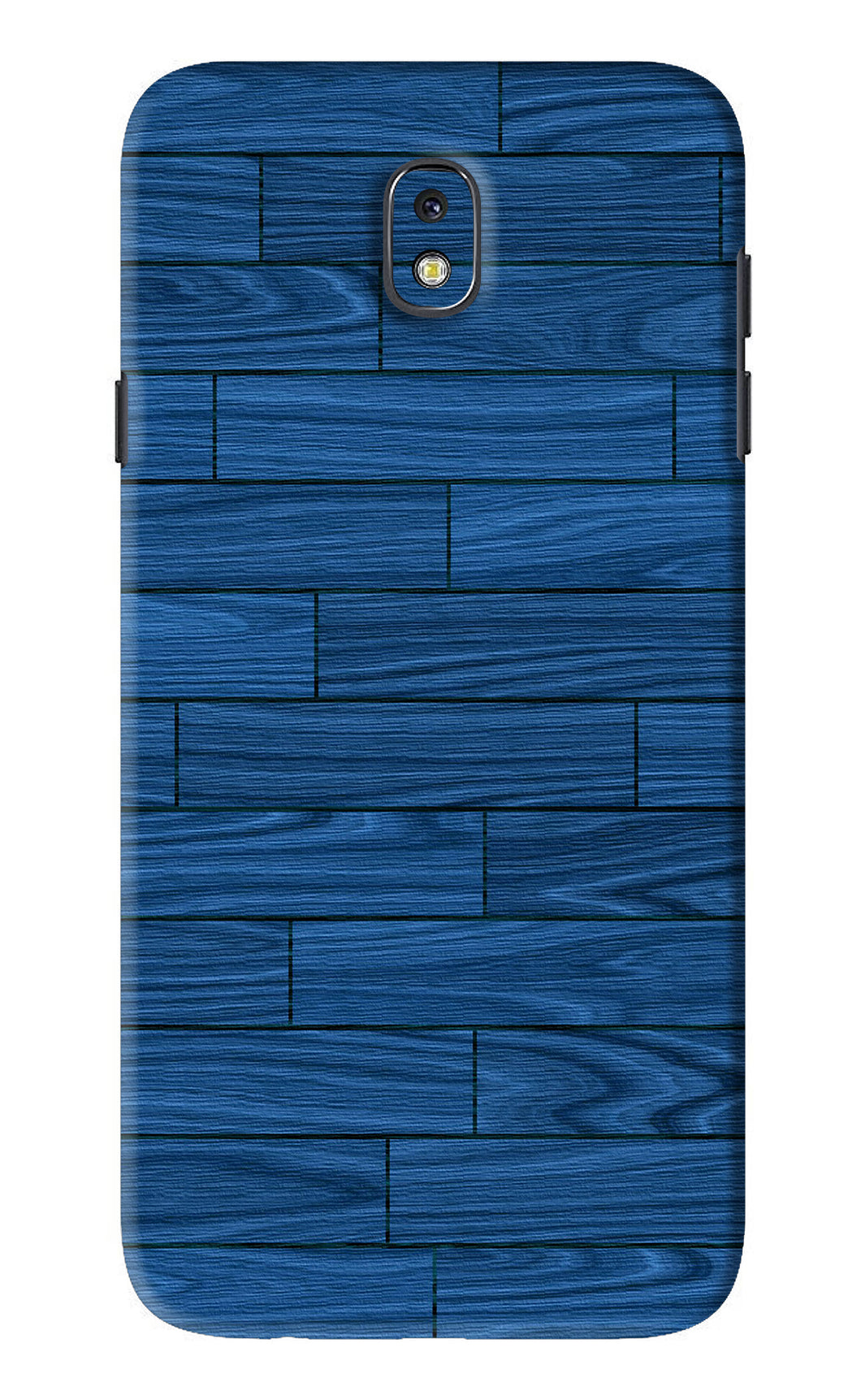 Blue Wooden Texture Samsung Galaxy J7 Pro Back Skin Wrap