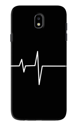 Heart Beats Samsung Galaxy J7 Pro Back Skin Wrap