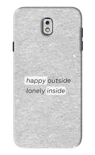 Happy Outside Lonely Inside Samsung Galaxy J7 Pro Back Skin Wrap