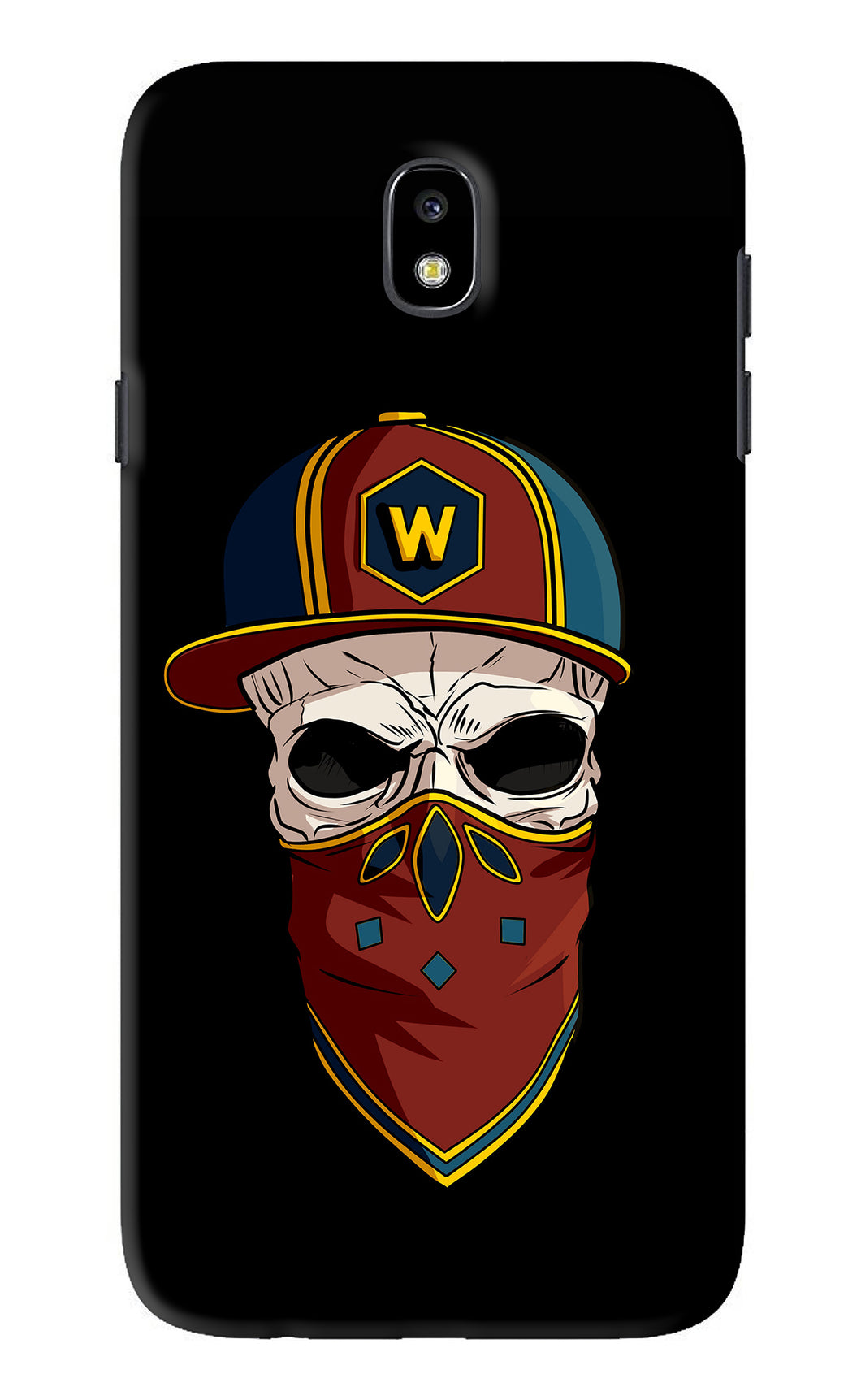 Skull Samsung Galaxy J7 Pro Back Skin Wrap