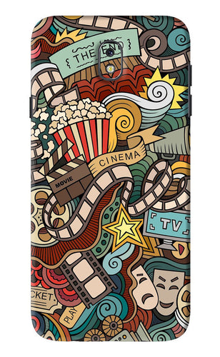 Cinema Abstract Samsung Galaxy J7 Pro Back Skin Wrap