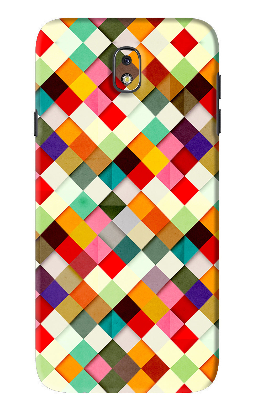 Geometric Abstract Colorful Samsung Galaxy J7 Pro Back Skin Wrap