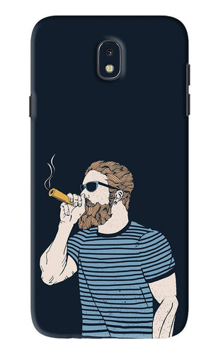 Smoking Samsung Galaxy J7 Pro Back Skin Wrap