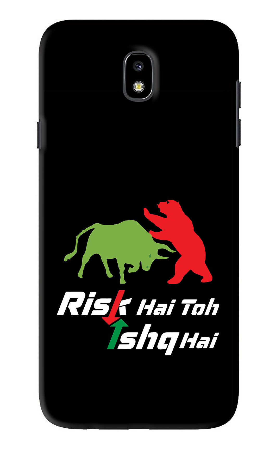 Risk Hai Toh Ishq Hai Samsung Galaxy J7 Pro Back Skin Wrap