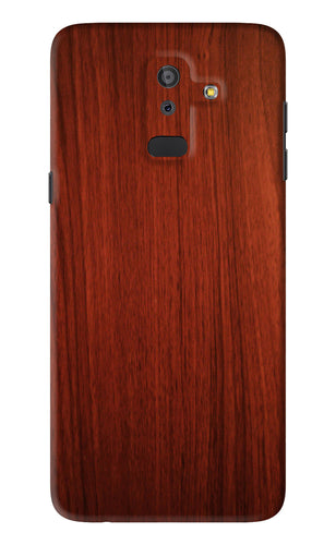 Wooden Plain Pattern Samsung Galaxy J8 2018 Back Skin Wrap