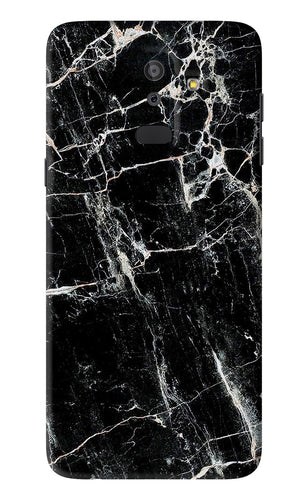 Black Marble Texture 1 Samsung Galaxy J8 2018 Back Skin Wrap
