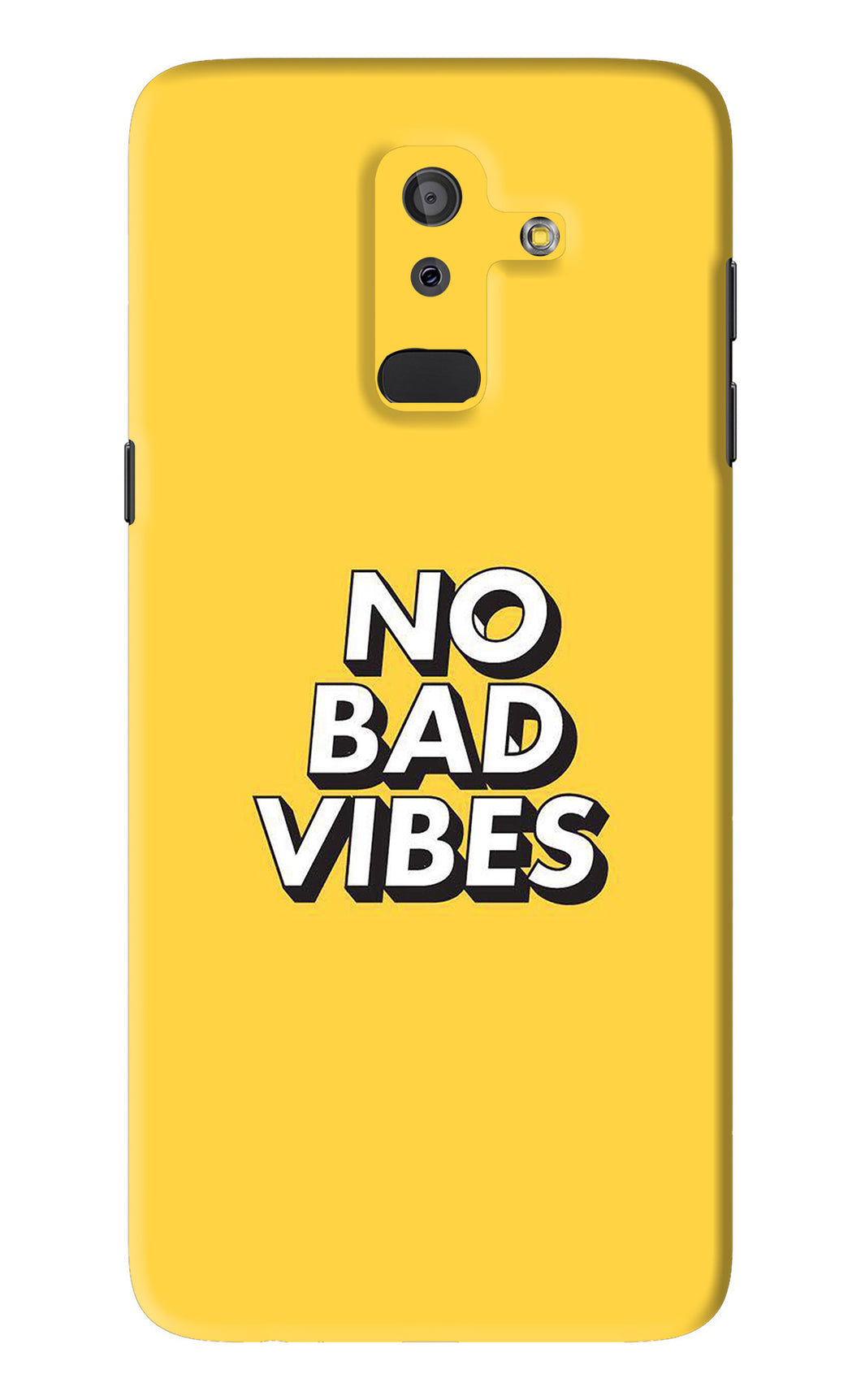 No Bad Vibes Samsung Galaxy J8 2018 Back Skin Wrap