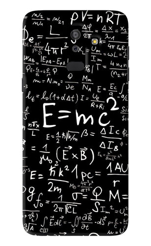 Physics Albert Einstein Formula Samsung Galaxy J8 2018 Back Skin Wrap