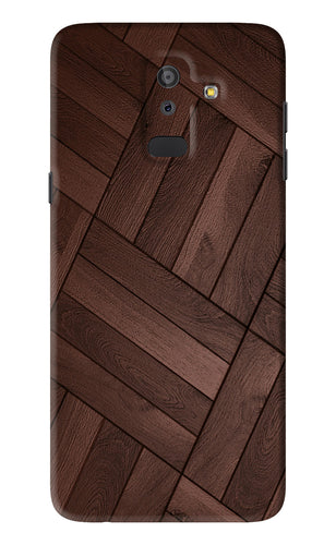 Wooden Texture Design Samsung Galaxy J8 2018 Back Skin Wrap