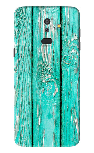 Blue Wood Samsung Galaxy J8 2018 Back Skin Wrap