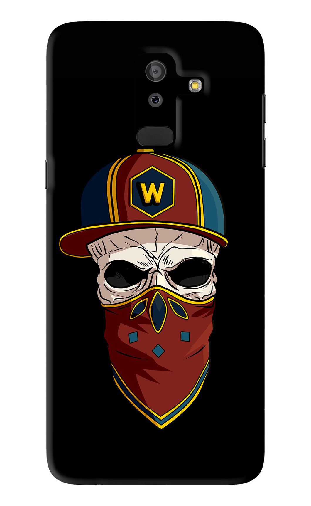 Skull Samsung Galaxy J8 2018 Back Skin Wrap