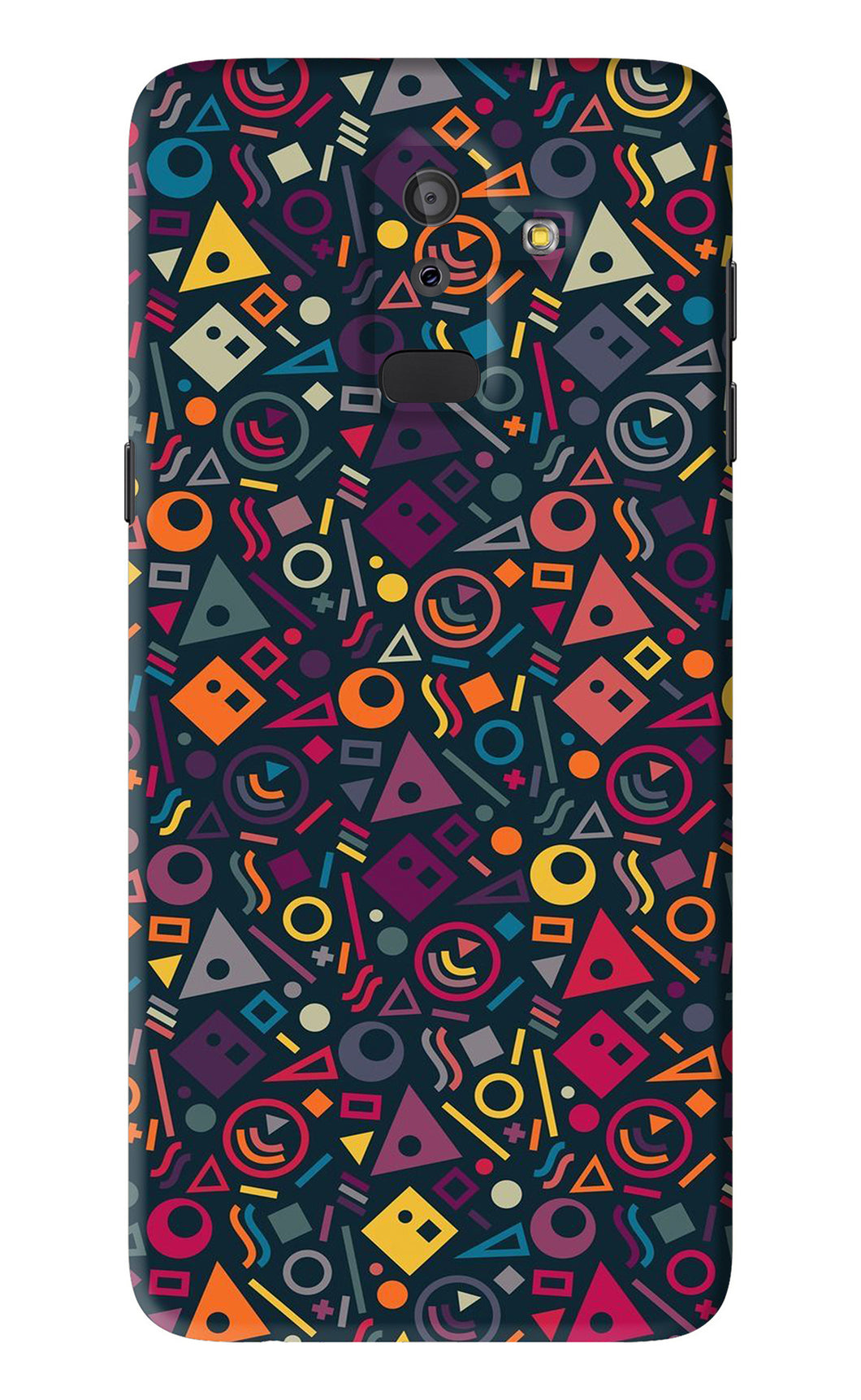 Geometric Abstract Samsung Galaxy J8 2018 Back Skin Wrap