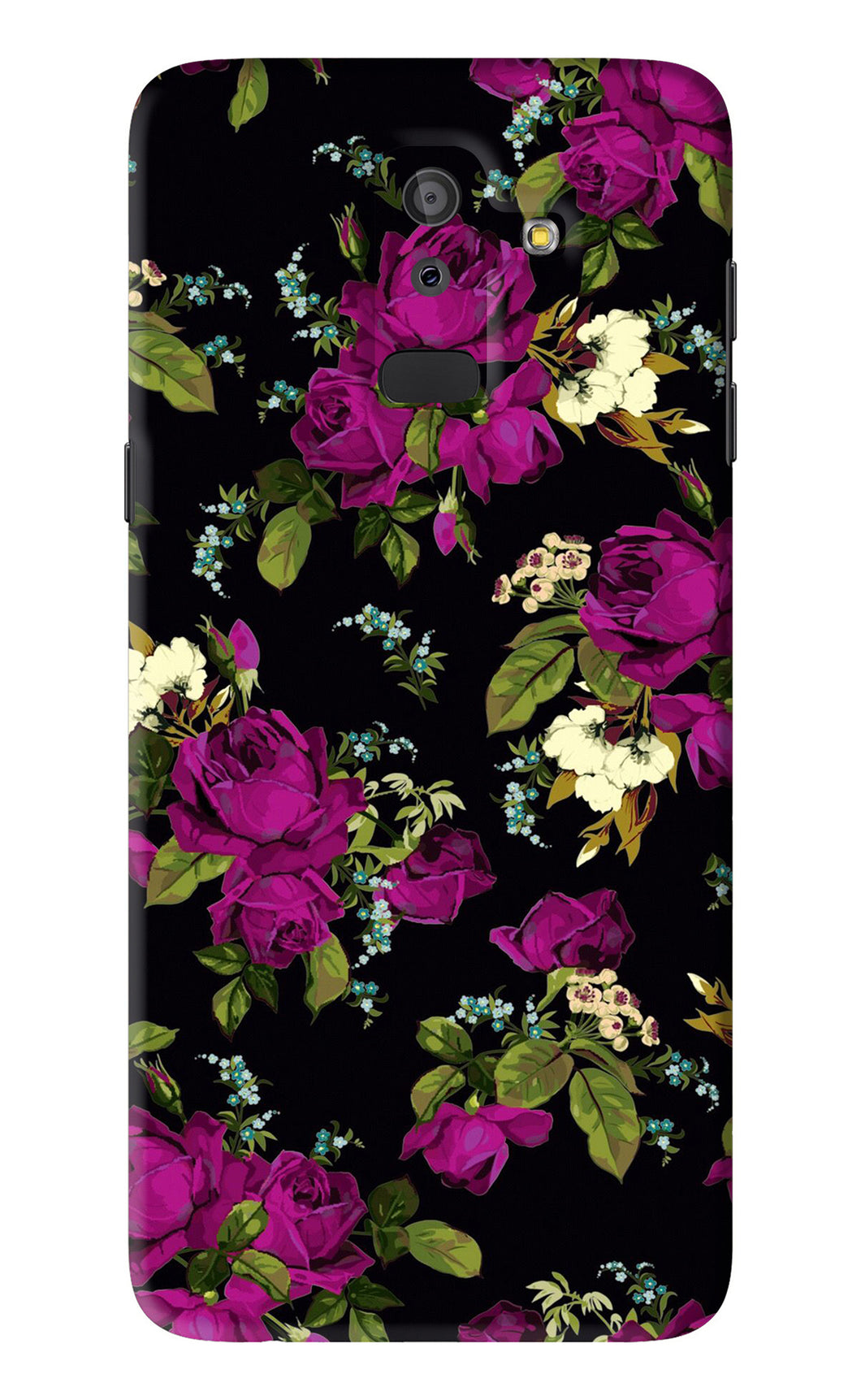 Flowers 3 Samsung Galaxy J8 2018 Back Skin Wrap