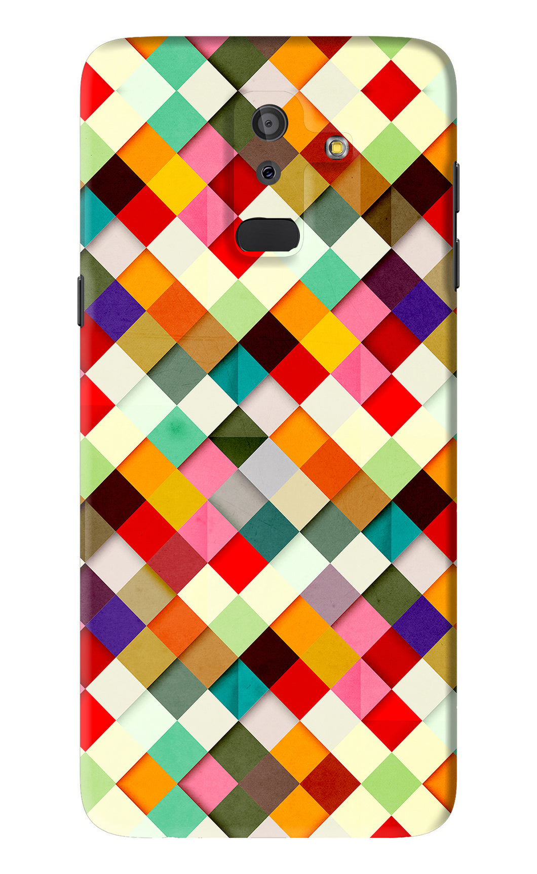 Geometric Abstract Colorful Samsung Galaxy J8 2018 Back Skin Wrap
