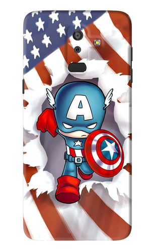 Captain America Samsung Galaxy J8 2018 Back Skin Wrap